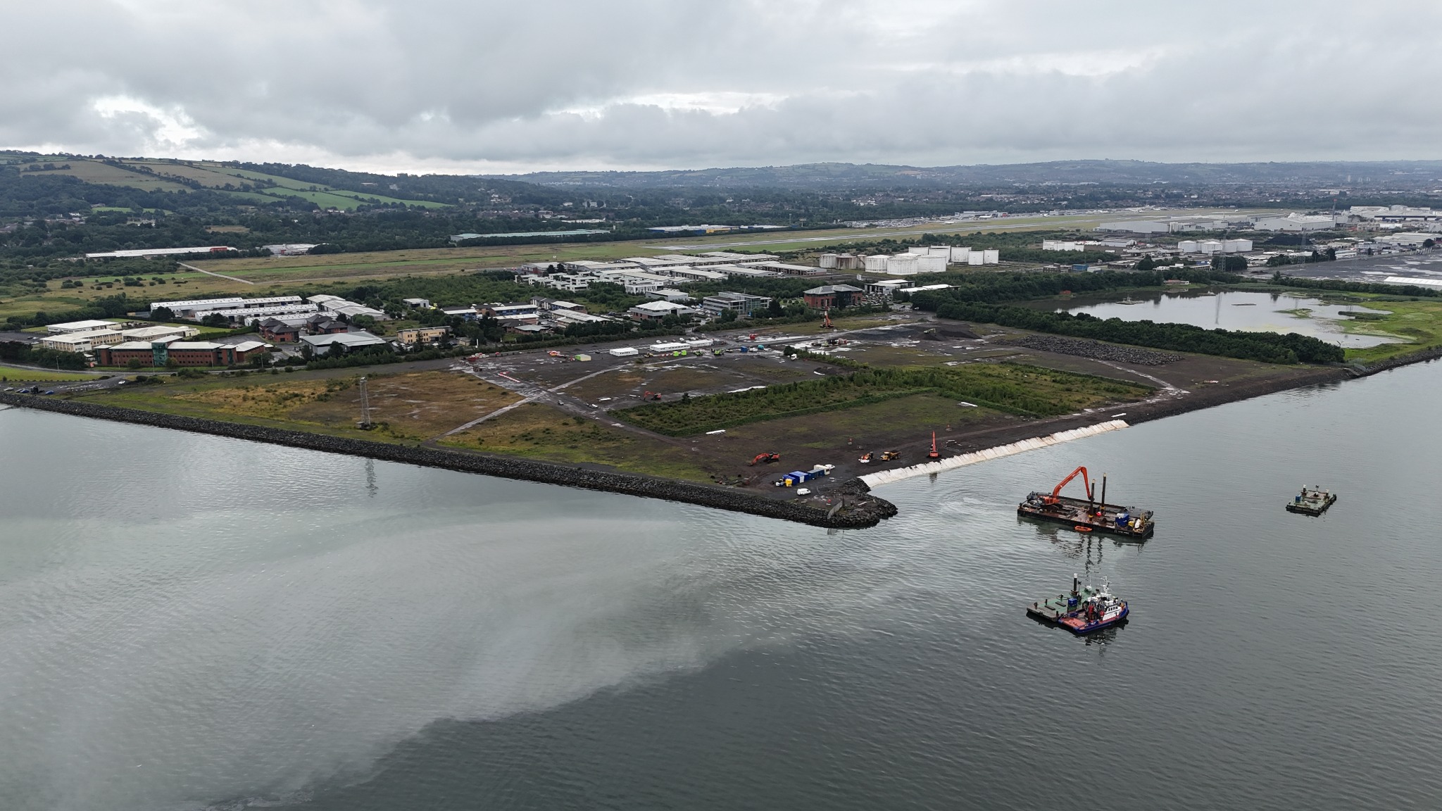 Belfast Harbour Deep Water Berth D3 construction progress – 2025-07-21