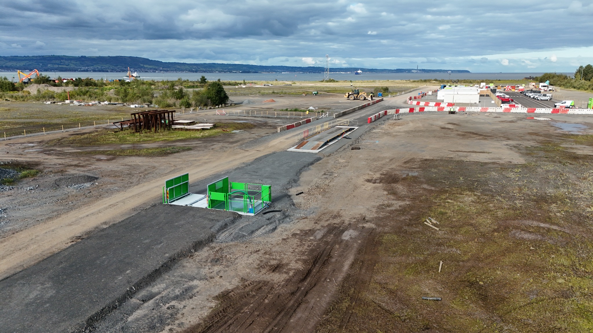 Belfast Harbour Deep Water Berth D3 construction progress – 2025-09-22