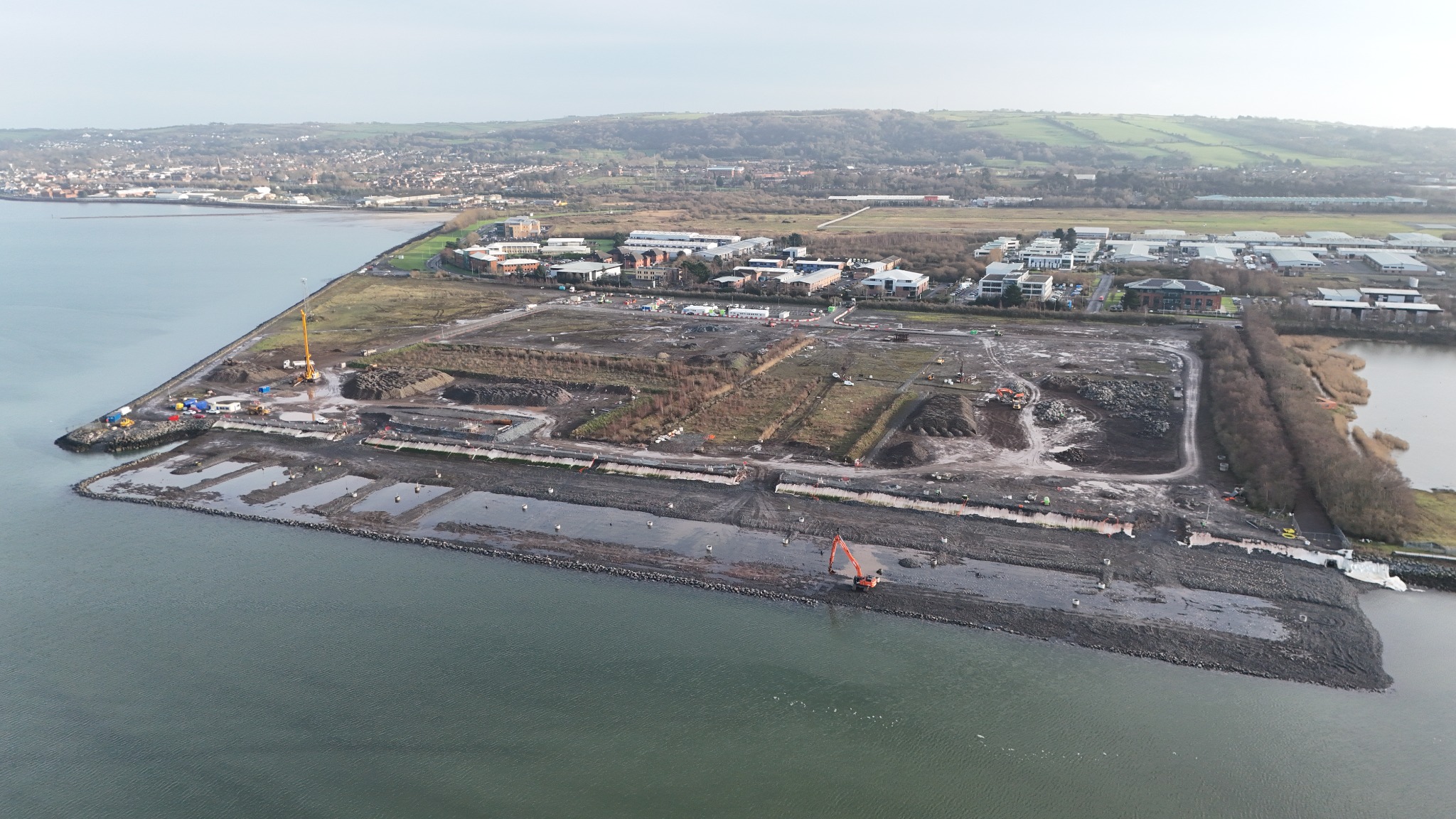 Belfast Harbour Deep Water Berth D3 construction progress – 2025-12-15