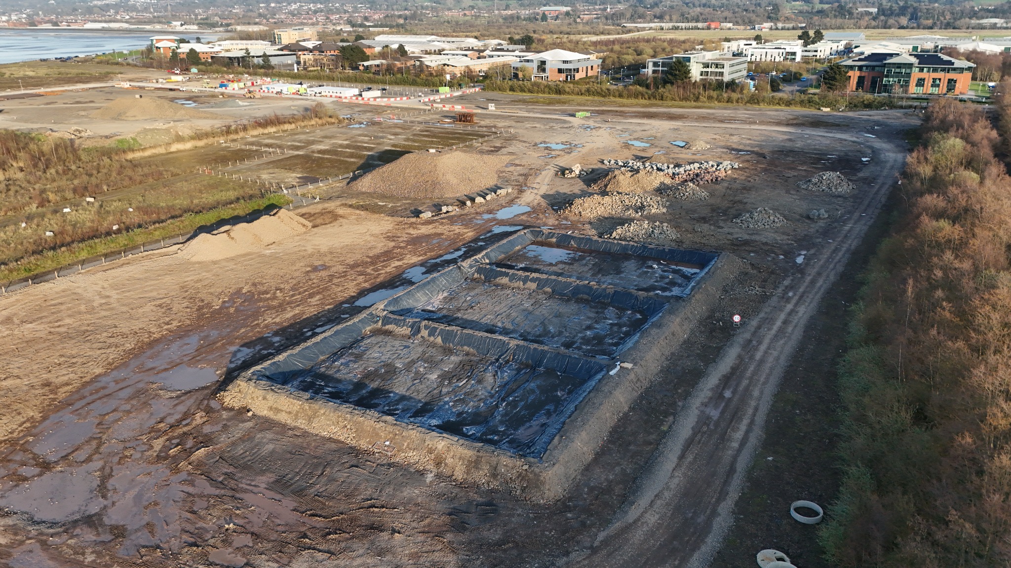 Belfast Harbour Deep Water Berth D3 construction progress – 2026-03-19