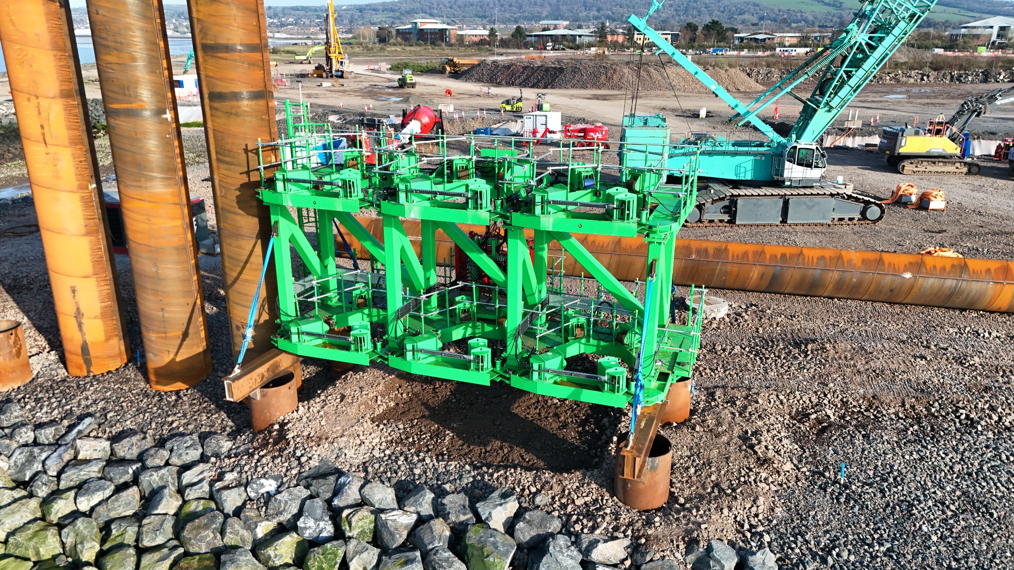 Belfast Harbour Deep Water Berth D3 construction progress – 2026-03-19