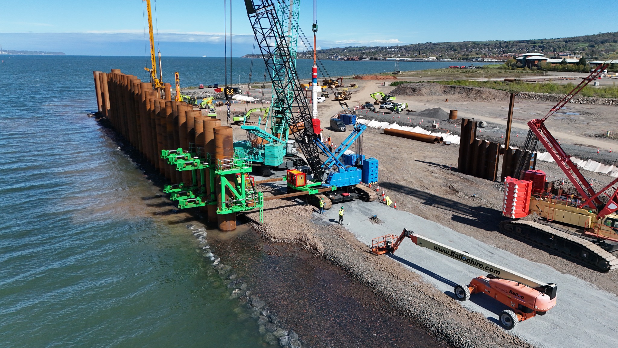 Belfast Harbour Deep Water Berth D3 construction progress – 2026-04-20