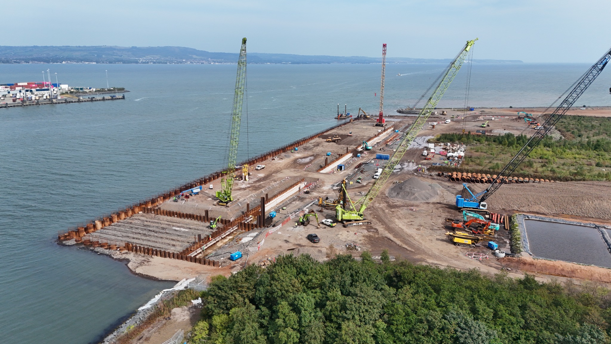 Belfast Harbour Deep Water Berth D3 construction progress – 2026-08-27