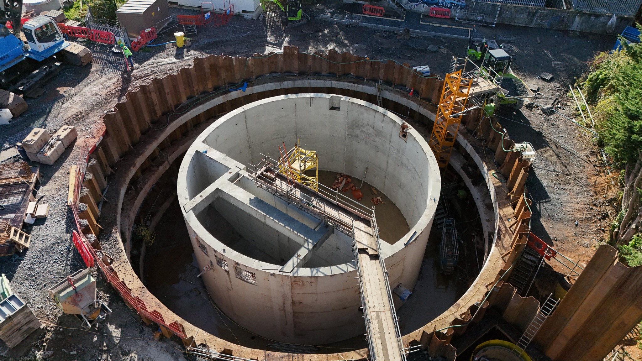Upper Crescent WWPS construction progress – 2024-09-27