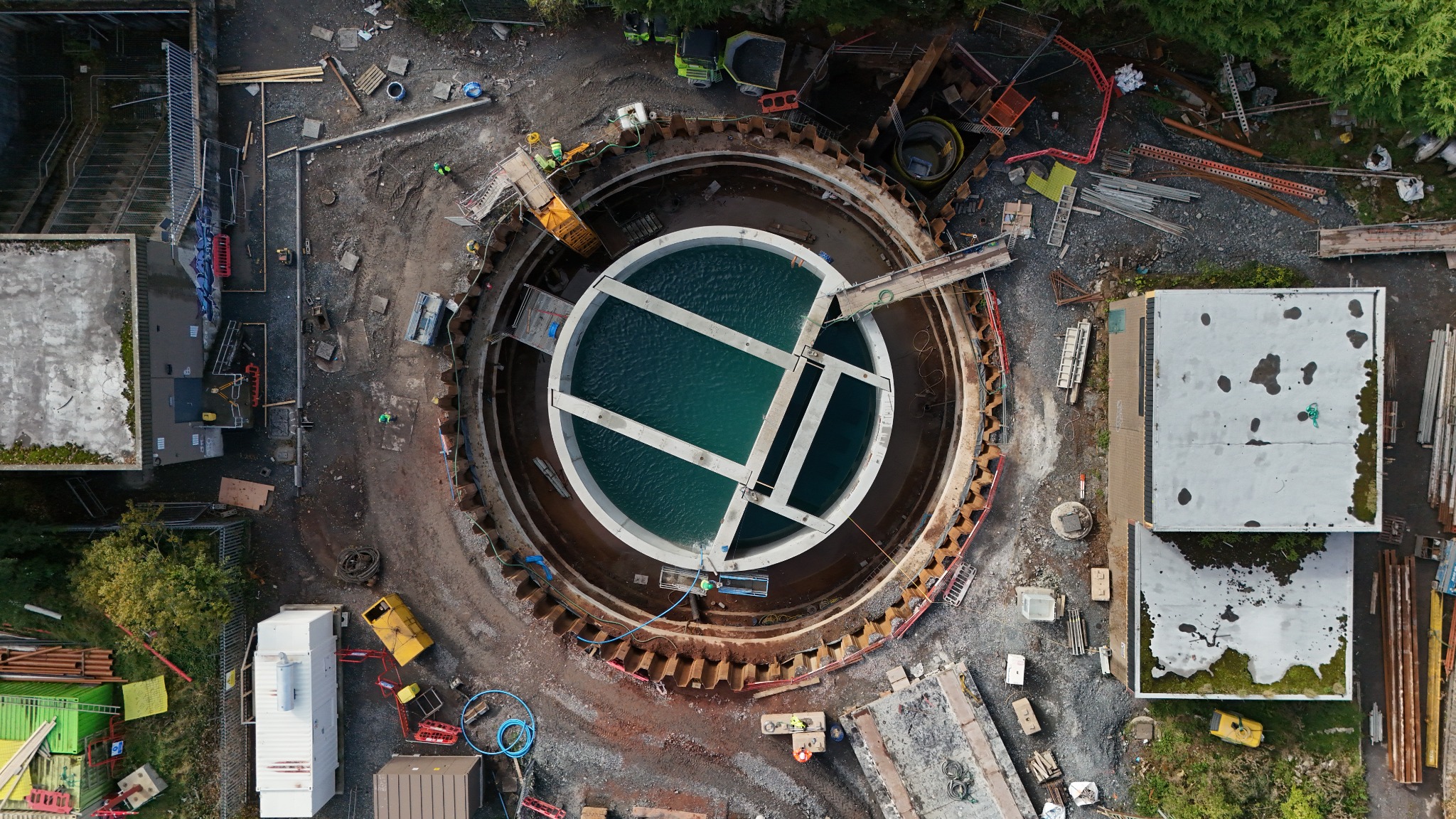 Upper Crescent WWPS construction progress – 2024-10-07