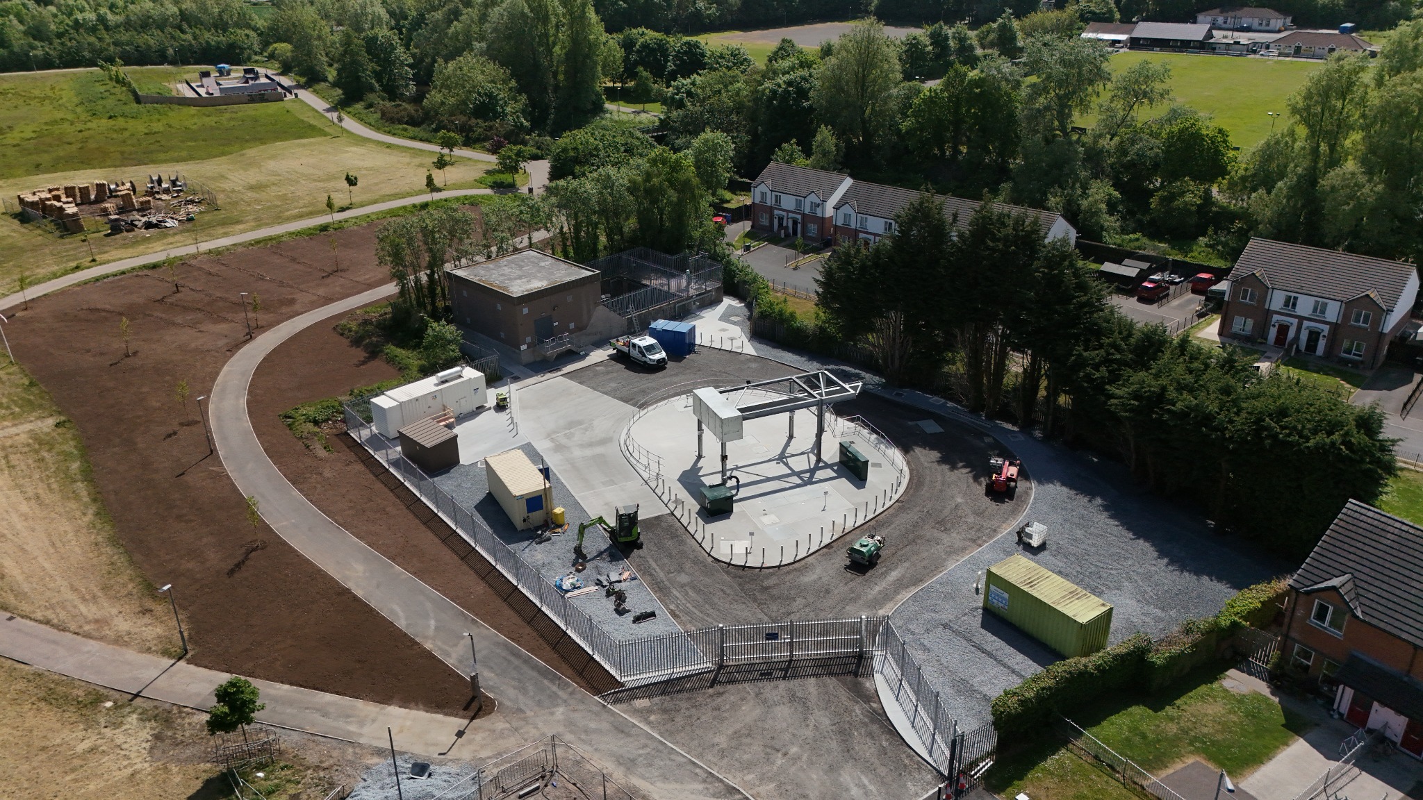 Upper Crescent WWPS construction progress – 2025-05-22